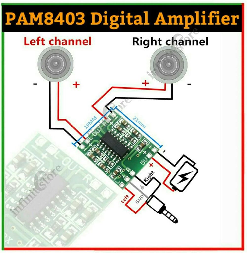 PAM8403 Mini Digital Amplifier 3W