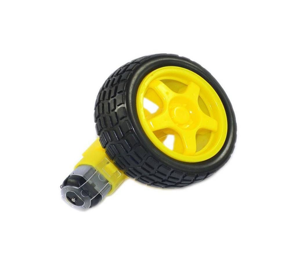 Robot Smart Car Tire Wheel & Gear Motor