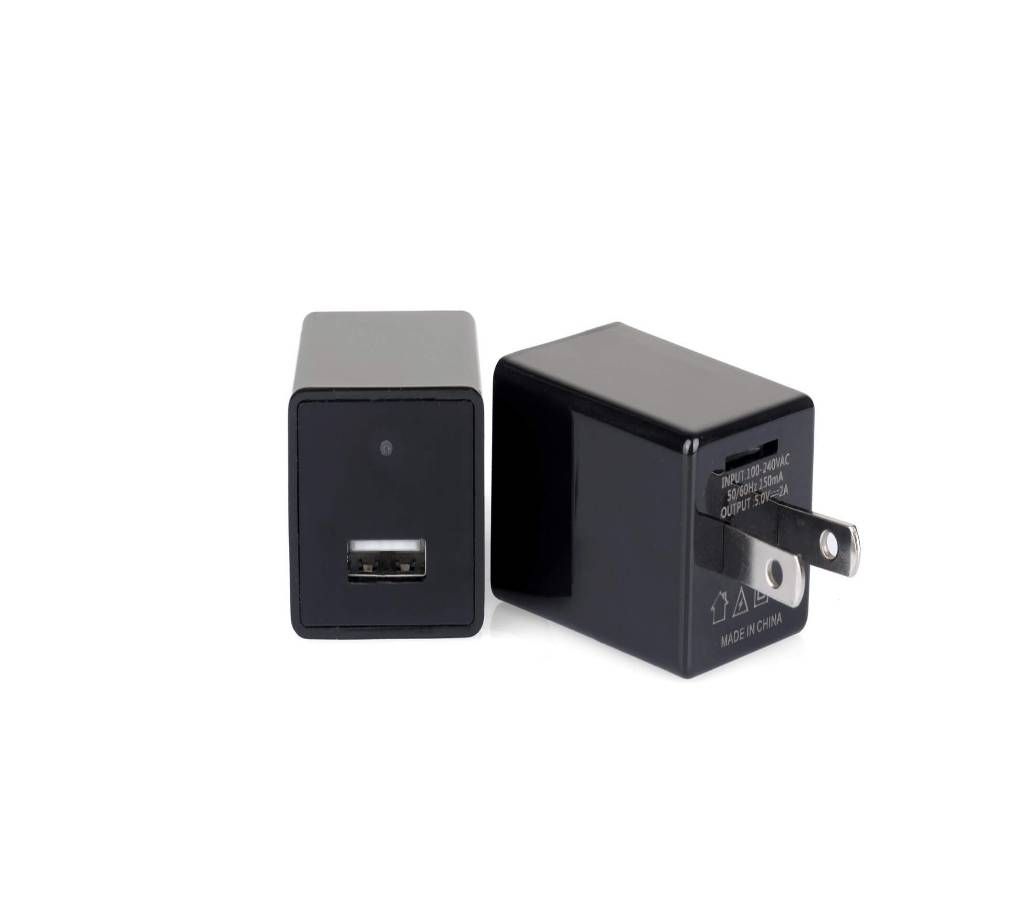Wall Charger Spy Camera Full HD 90 Degree Recording Wi-Fi