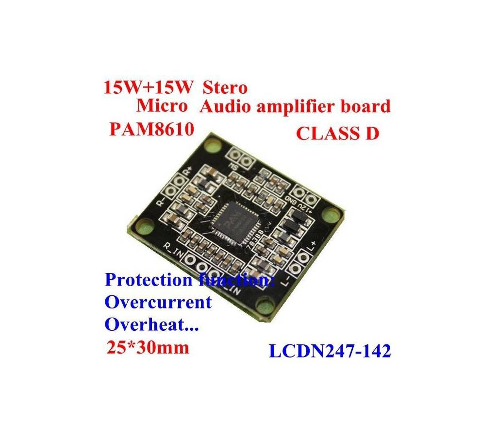 PAM8610 2x15W Stereo Audio Amplifier