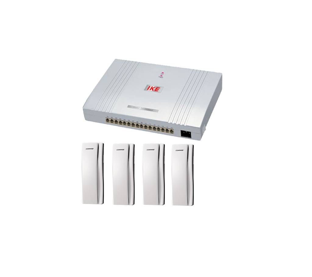 IKE Intercom/PBX 4 Channel Machine+ 4 Sets