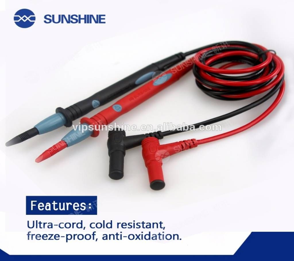 SUNSHINE SS-024 multimeter table gold plated copper needle pen tip 1000V20A CAT iii high precision multi-meter pen