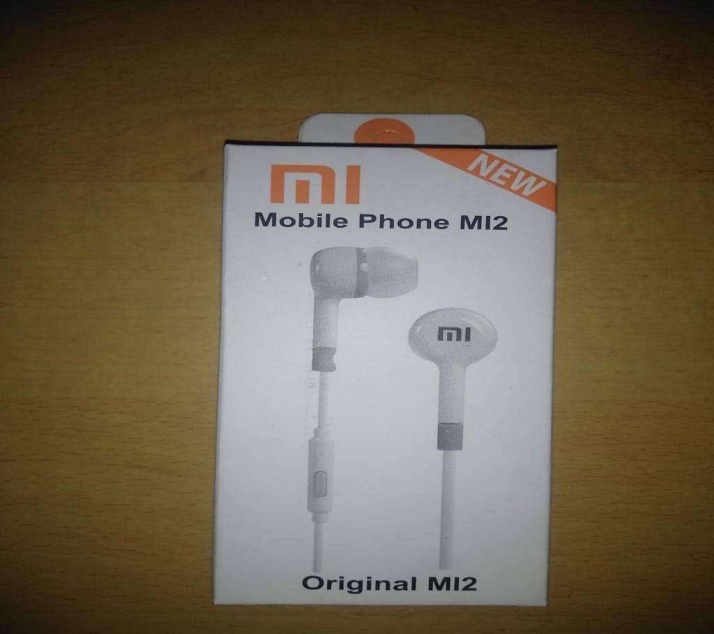Mi M12 High Bass Premium Sweet Stereo In-Ear Earphone
