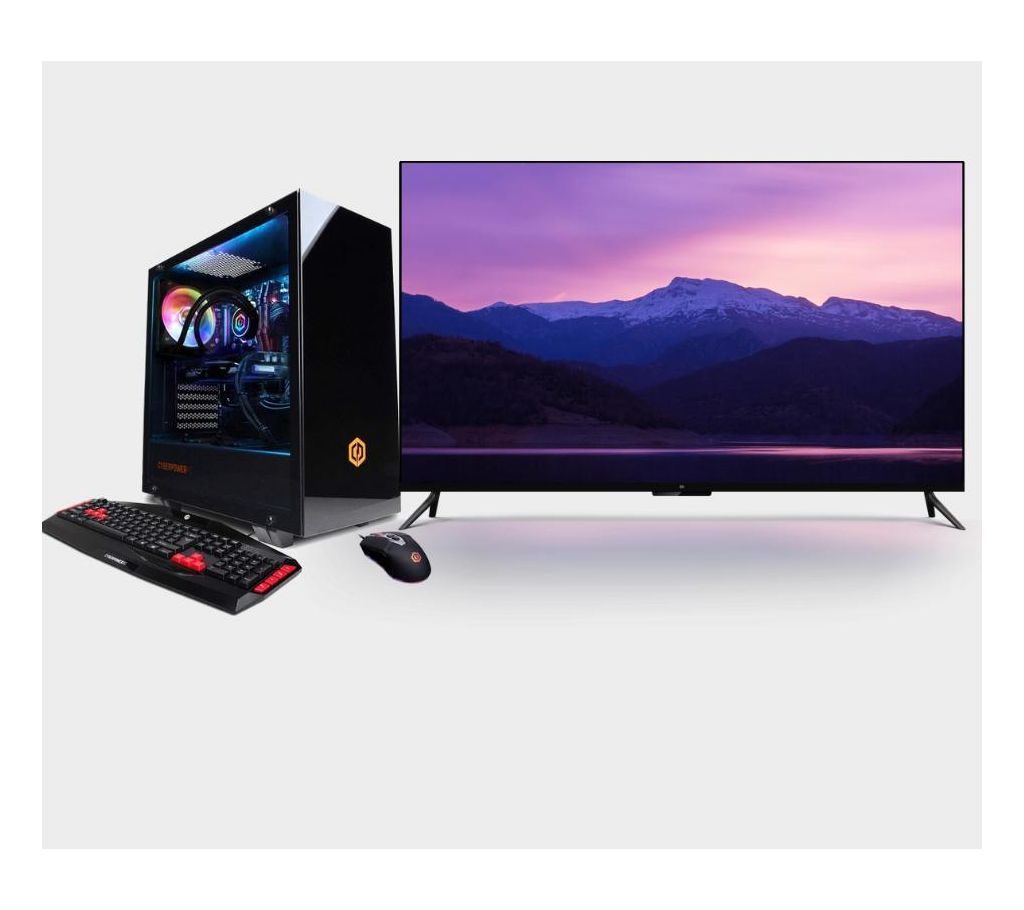 Desktop PC  Intel Core i3 Gaming PC with 32" LED TV RAM 4GB  HDD 500GB