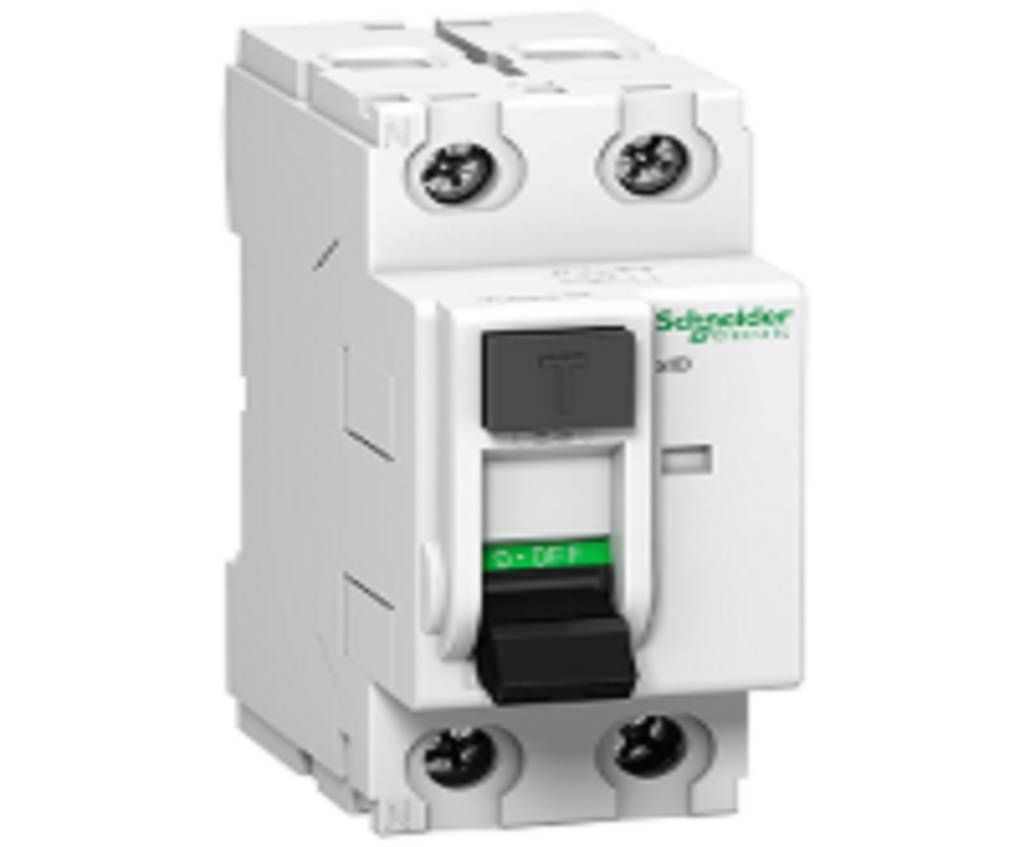Acti 9 2p residual circuit breaker 63A