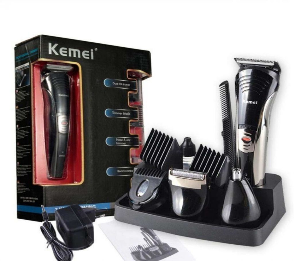 KM-590 - 7 In 1 Shaver and Trimmer - Black