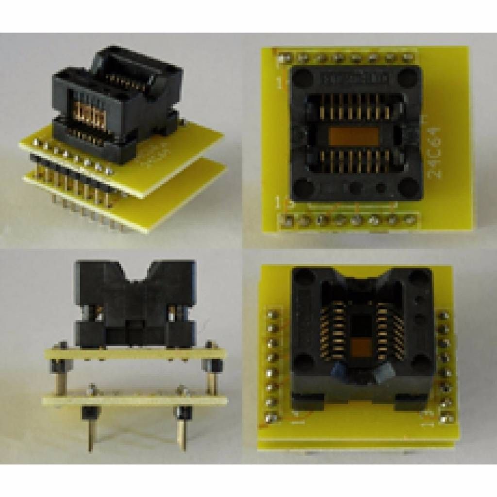 SMD ZIF SOCKET - 8 Pin