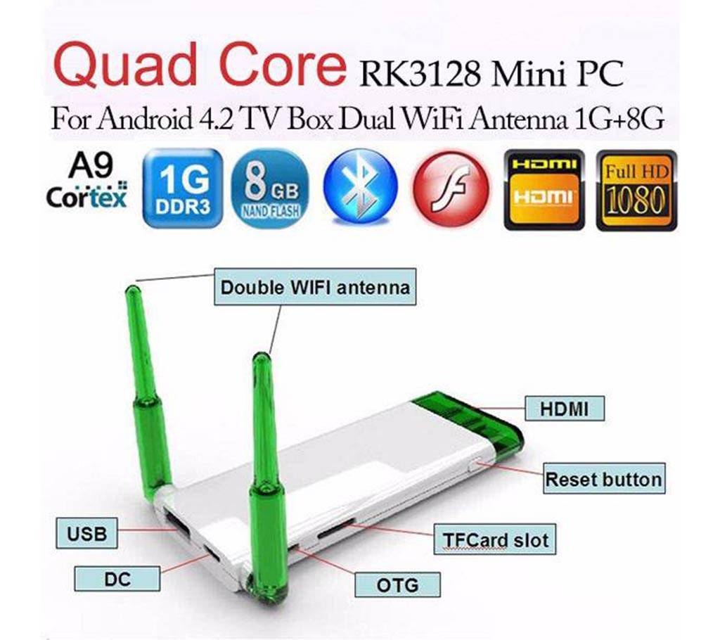 CLOUD STICK ANDROID 4.4 SMART TV DONGLE