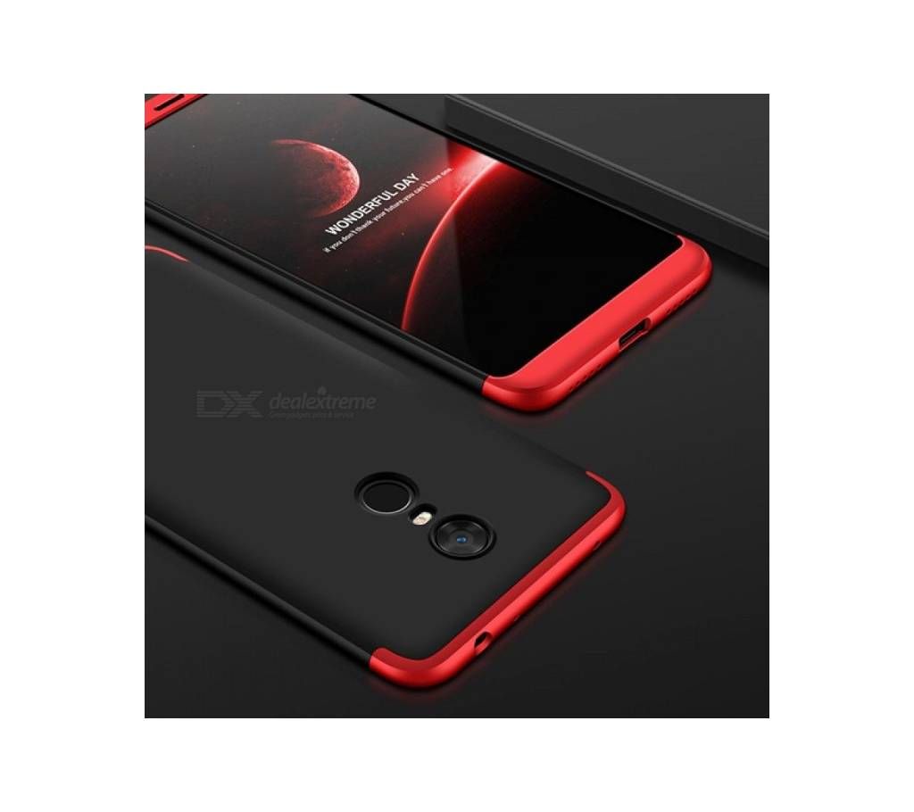 360 Degree Protection Sleek Rubberized Matte Hard Back Case Cover For Redmi Note 5