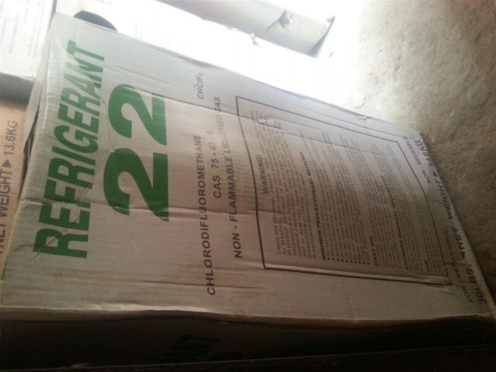 R -22. Refrigerating Gas