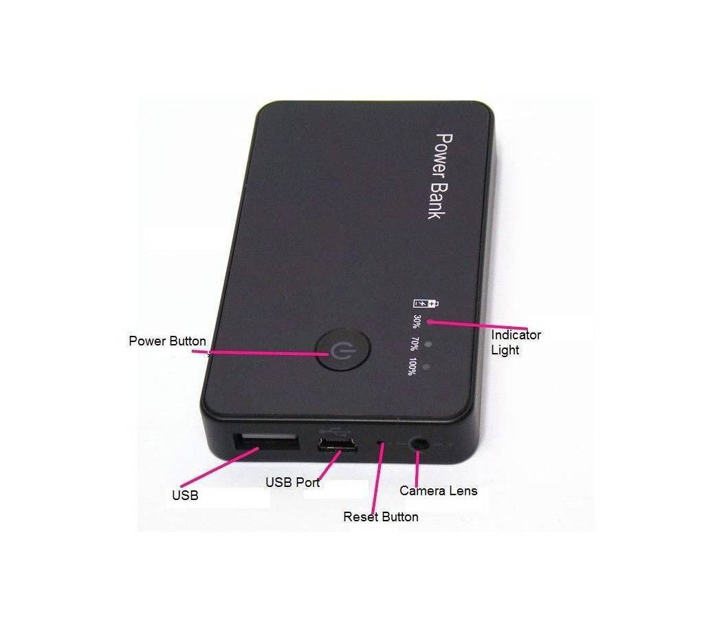 Full HD 1080Pe Spy Camera Power Bank 