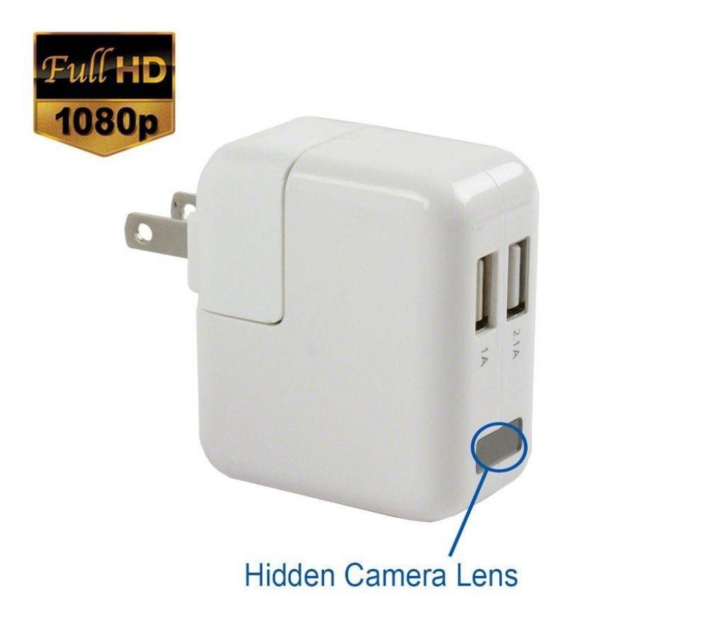 1080P HD Spy Camera USB Wall Charger Video Recording Motion Detection