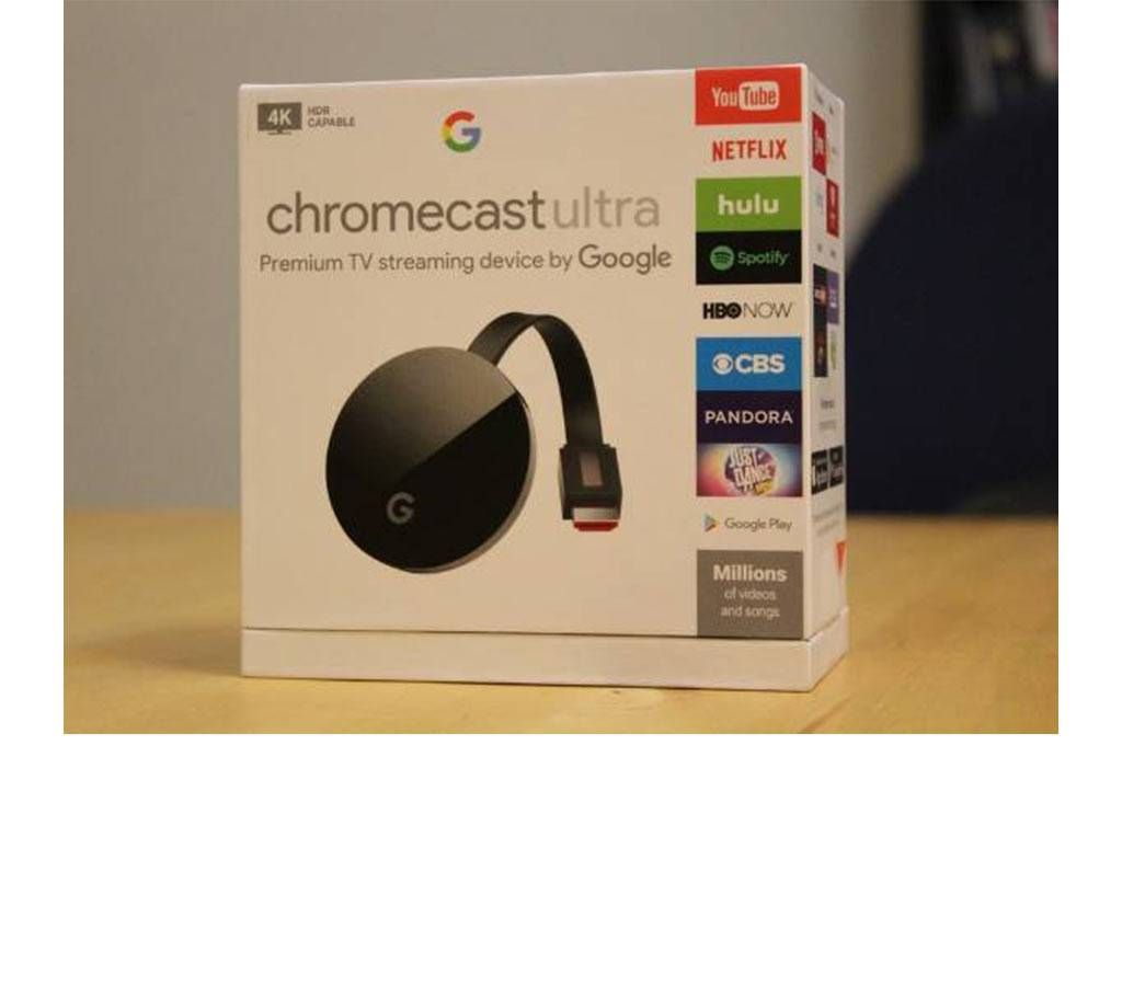 Google Chromecast ULTRA Premium TV Streaming Device