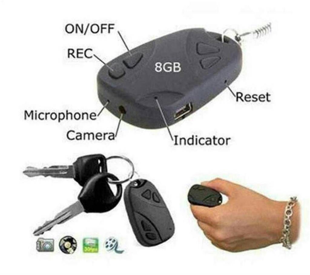 Spy Key Ring Camera - Black