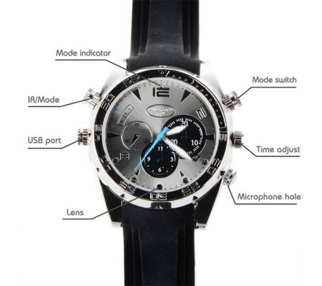 Full HD Night Vision Video Camera Watch 