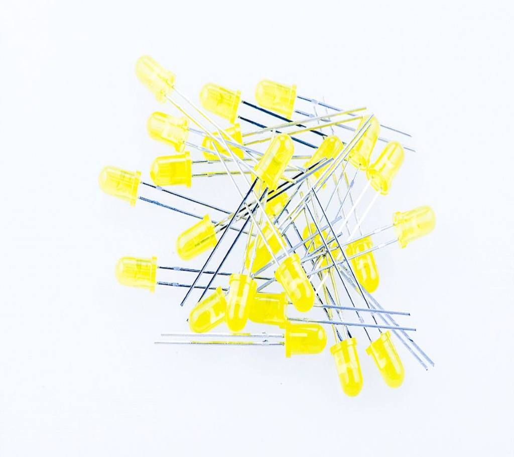 YELLOW LED PACK 30PCS - 5MM