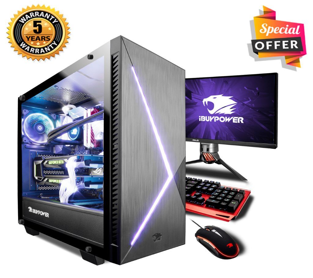Intel Core 2 Duo RAM 4GB HDD 1000GB Graphics 2GB Built in and Monitor 17 PC Windows 10 64 Bit NEW Desktop Computer 2019 Full Package