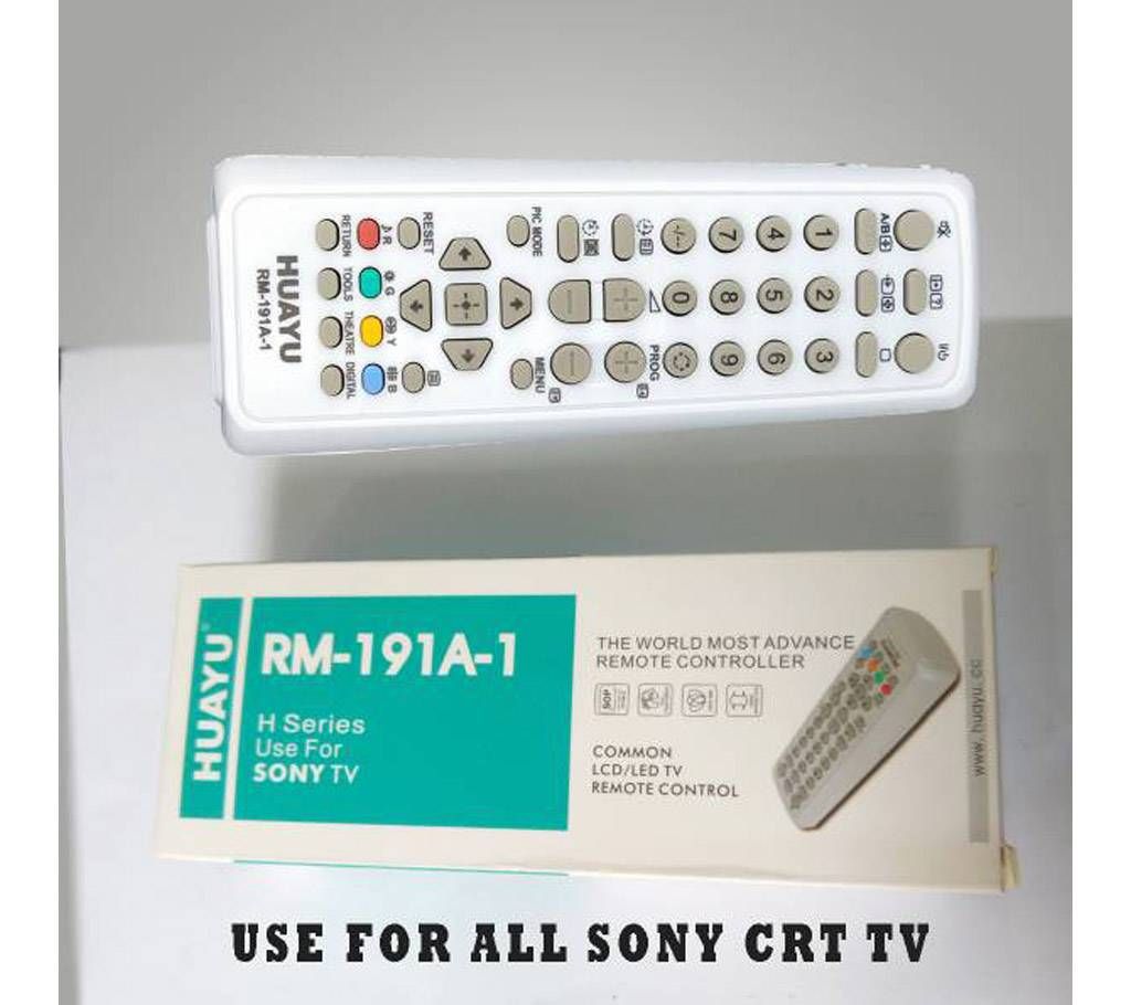 SONY CRT TV MASTER REMOTE