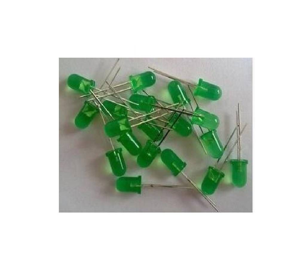 GREEN LED PACK 5MMM - 30PCS