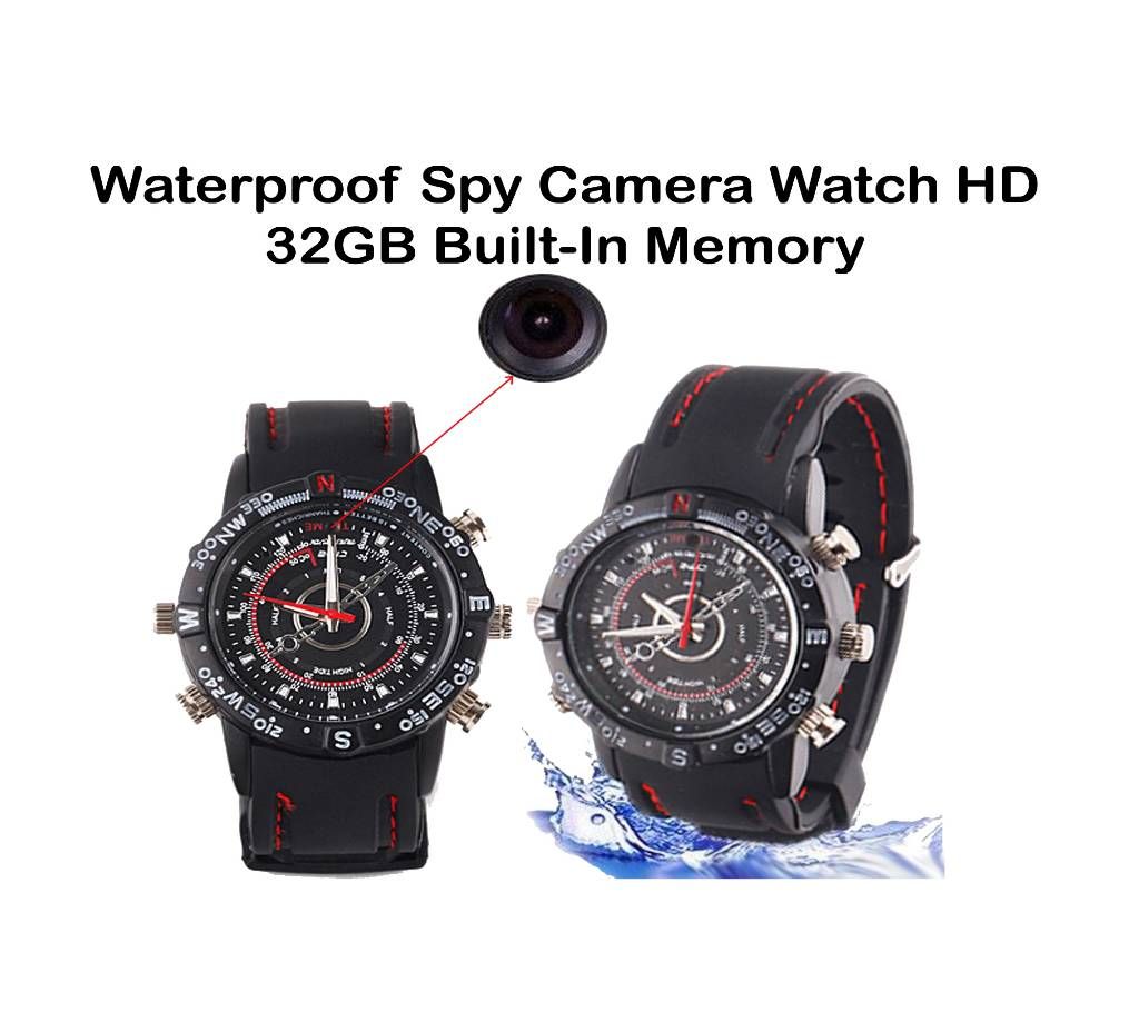 Spy Camera Watch Built-in - 32GB Memory