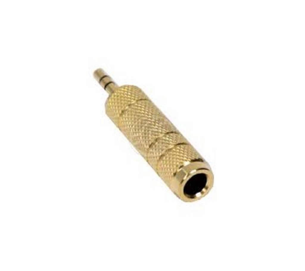 6.35mm Stereo Socket to 3.5mm Stereo Male Jack