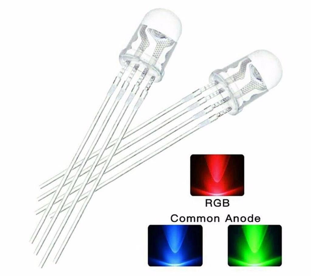 10pcs/lot RGB LED 5mm Common Anode