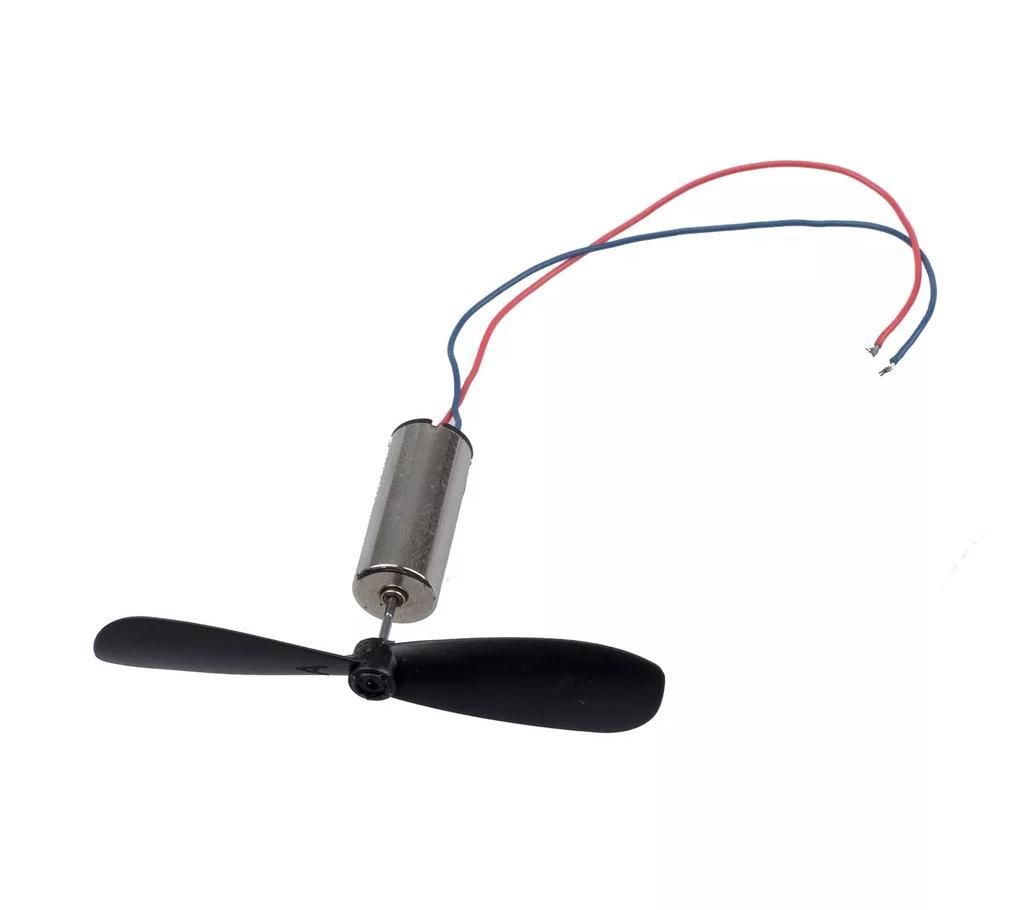 Coreless motor with propeller