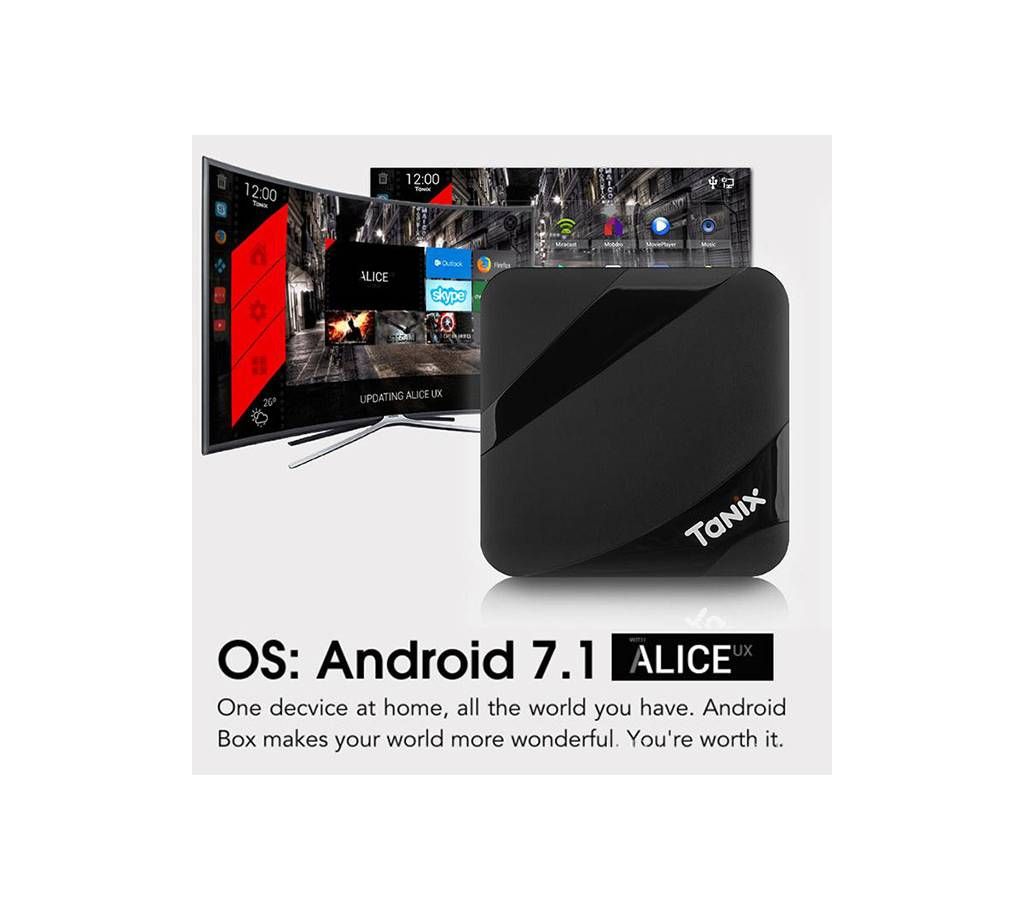 Tanix TX3 Max 4k + 16GB  2GB  Android 7.1 Amlogic S905W TV Box WiFi + Bluetooth4.1 HDMI H.265 Media Player