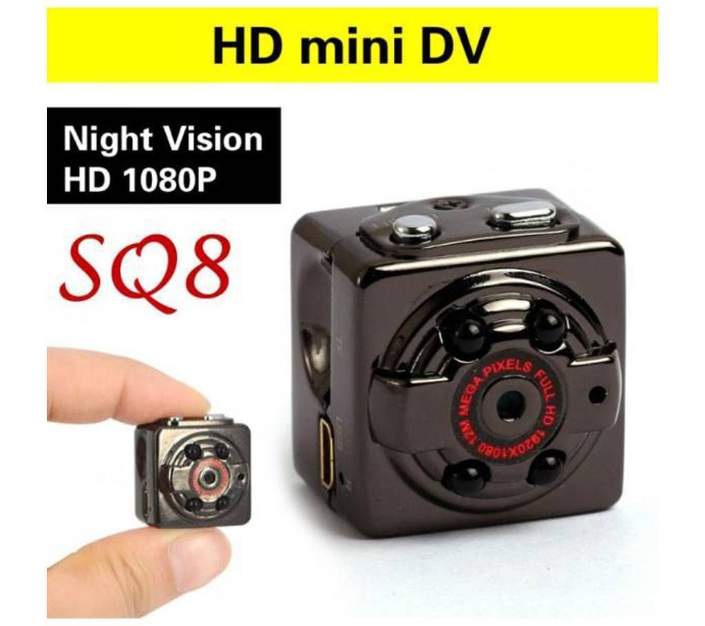 Spy Mini Special Camera 1080P SQ8 - Black