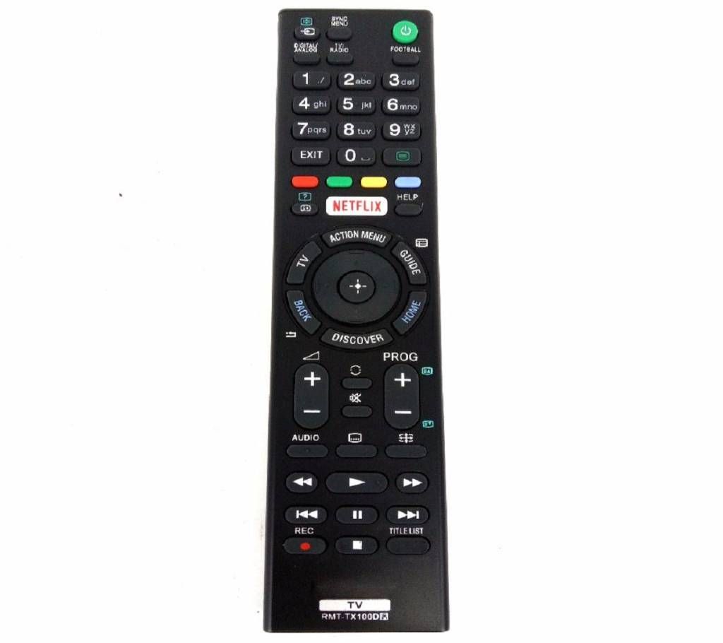Sony Netflix 3D LCD / LED Smart TV Remote Control