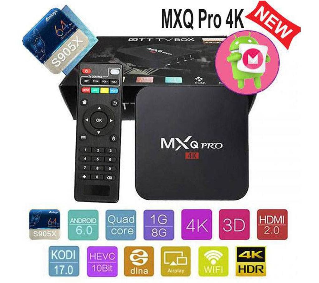 Original MXQ Pro 4K Android 6.1 tv box