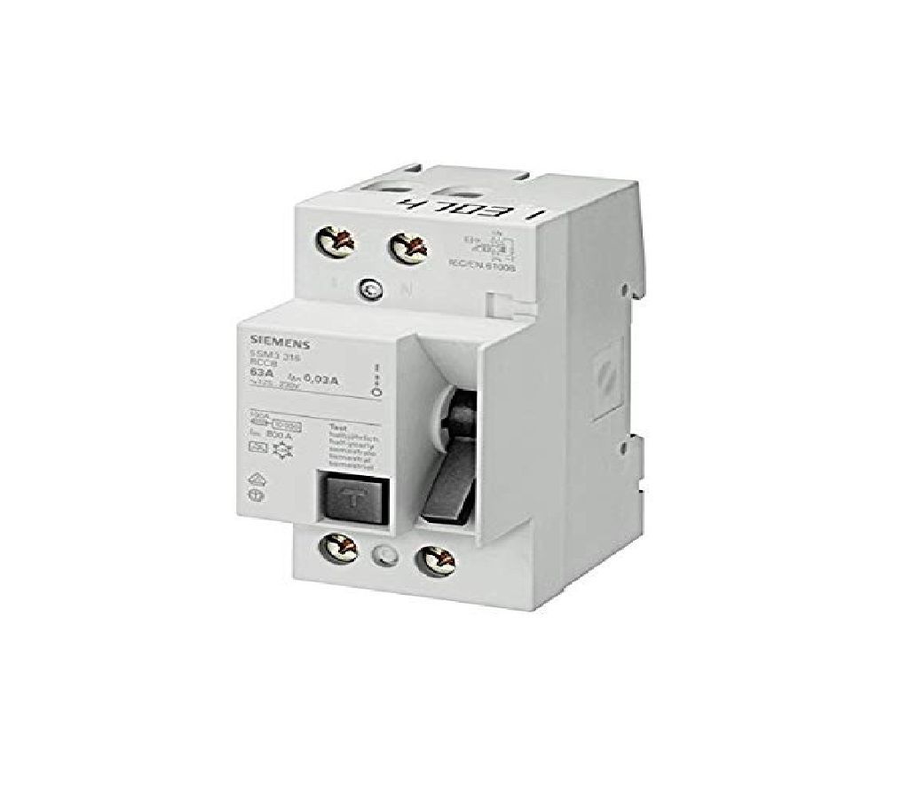 Siemens Plastic 25 Ampere 2 Pole RCCB, [single phase]