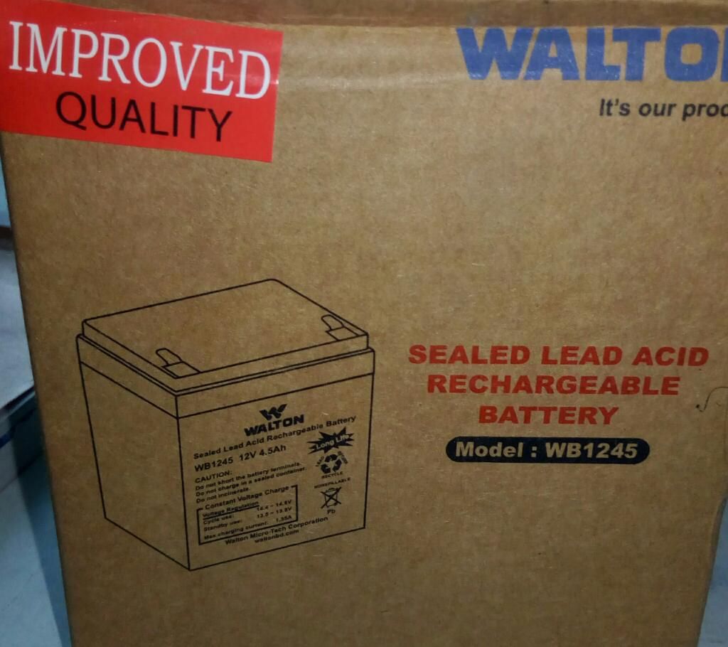 Walton LED sealed rechargable Battery