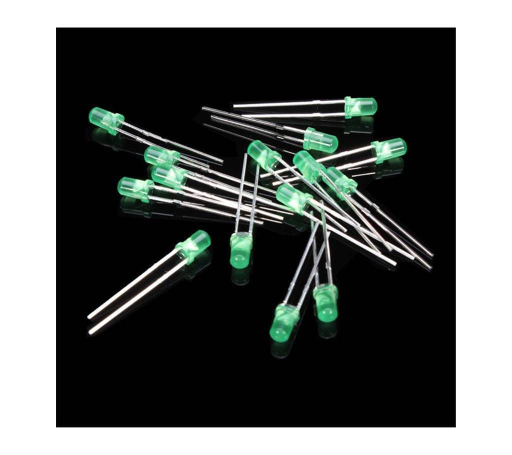 3 mm Green LED (25 piece)