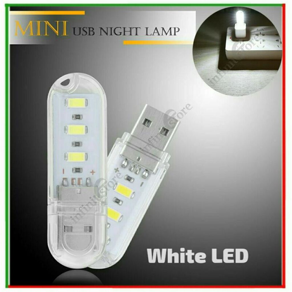 USB Night Reading LED Lamp (White)