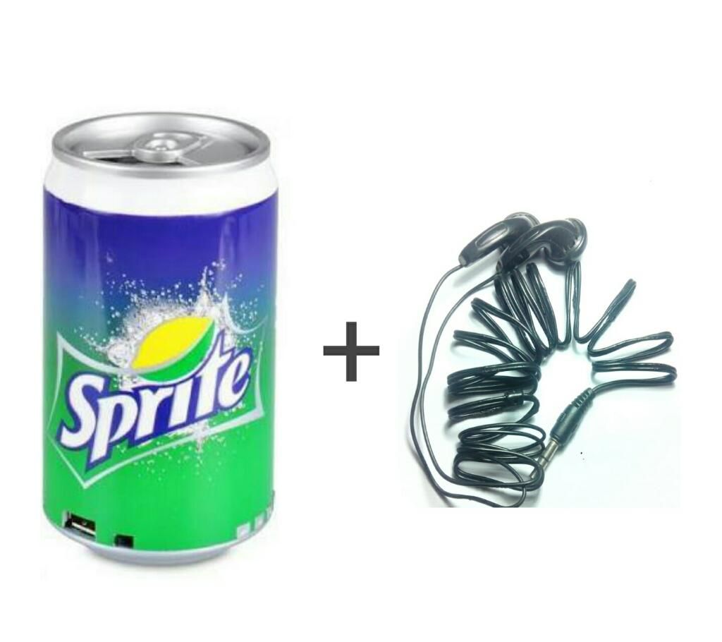 Sprite Speaker And Earphone Combo