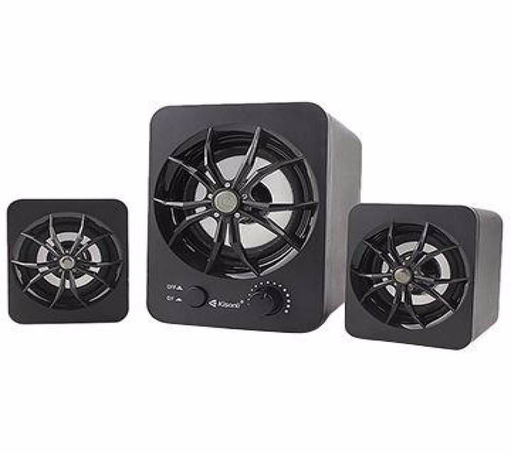 Kisonli - U2600 2:1 USB Portable subwoofer Speake