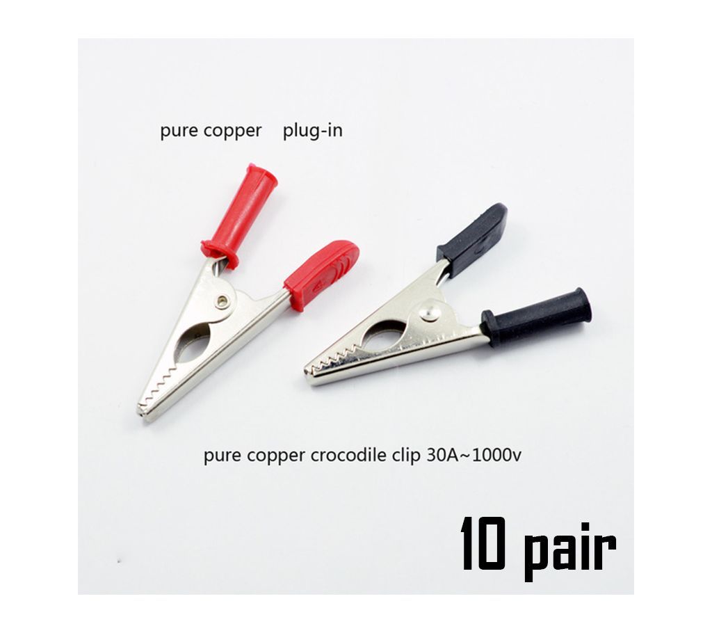 Crocodile Clip 10 Pair