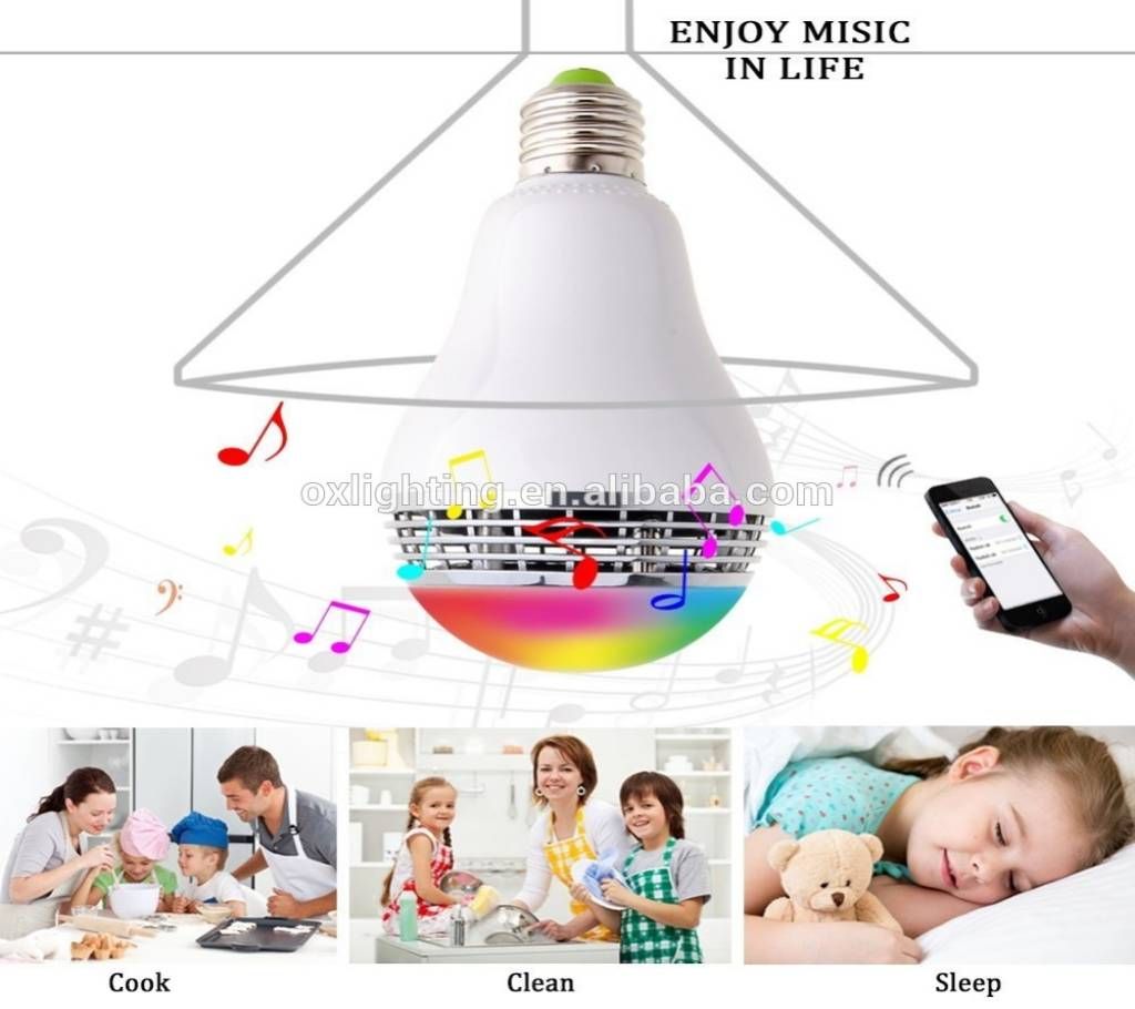 Wireless Bluetooth Smart LED Lamp With Speaker 
