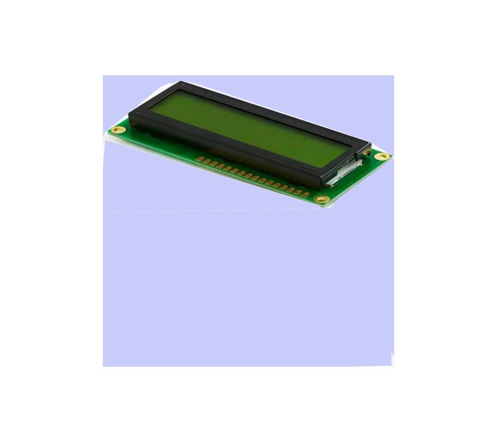 LCD display  blue colour