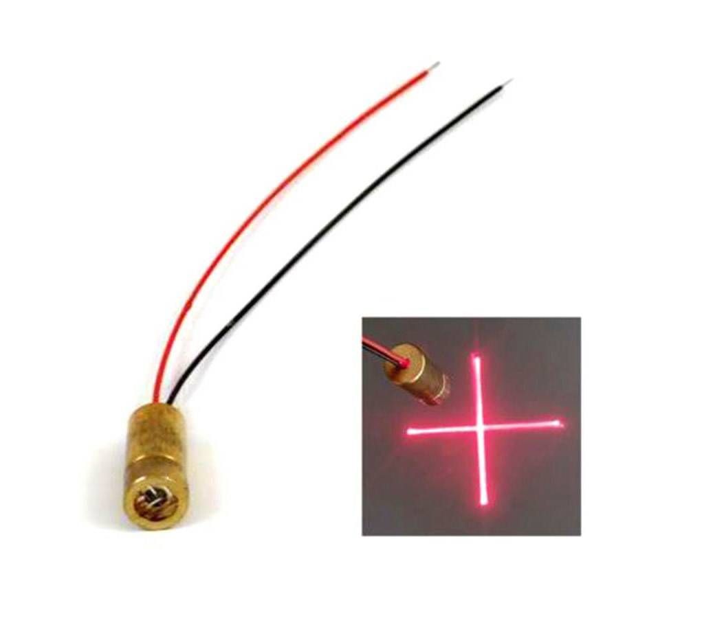 Laser Red Cross Diode 9mm