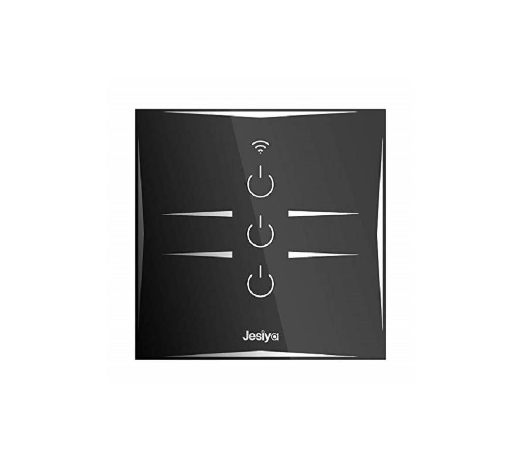 Smart Home Wall Light Switch WIFI Touch Sensitive Glass Finish Remote Control Lights