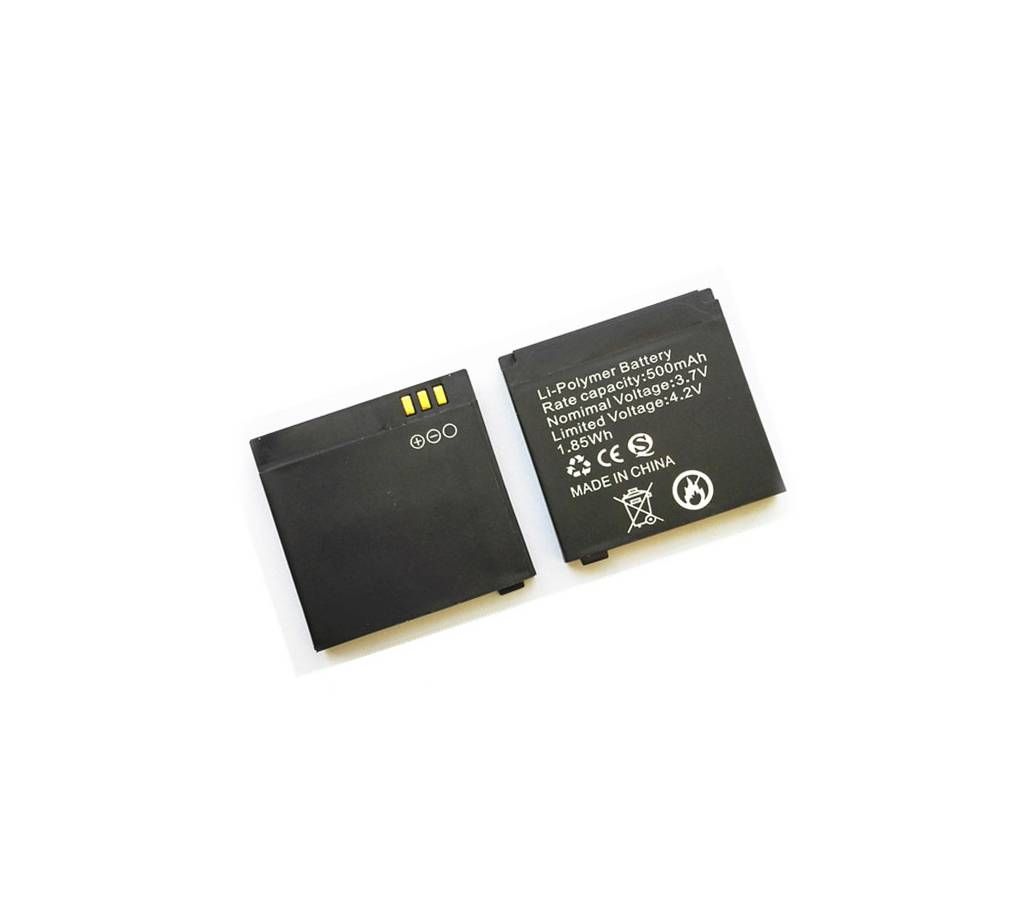 3.7V 500 mAh Polymer Li-ion Smart watch Batterieery