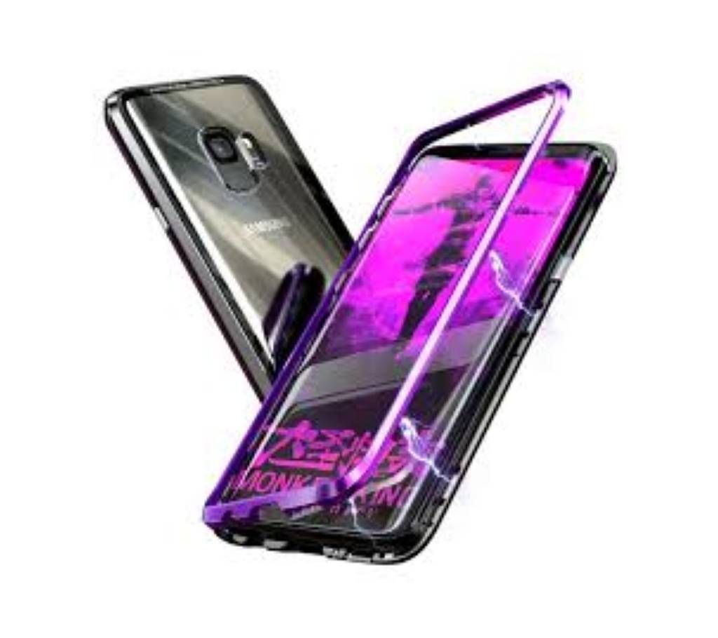 Magnetic Adsorption Metal 360 Case for Samsung Galaxy s8 Plus - Black