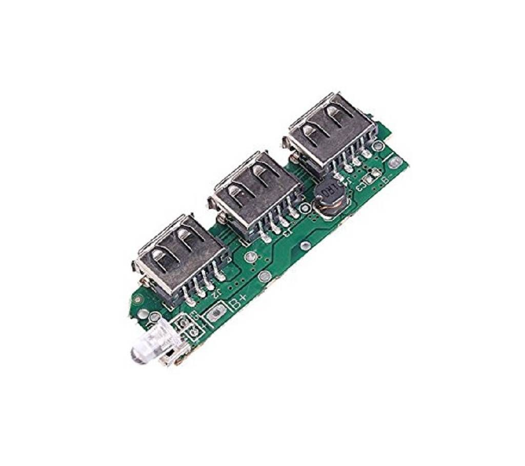 3 Port 5V 2A 1A Power Bank circuit