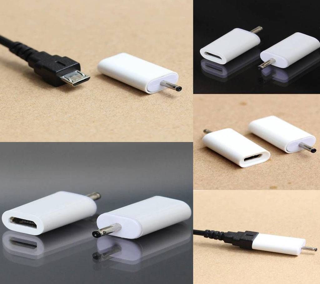 Micro USB to DC2mm plug/jack Charging Adapter