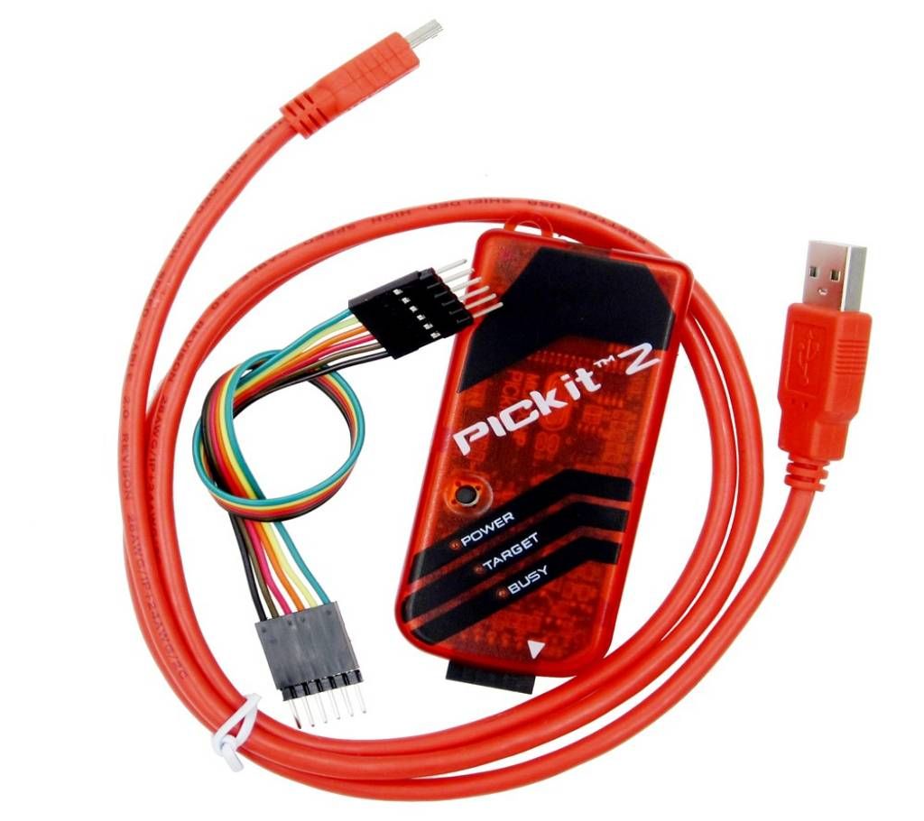 PICKit 2 Programmer Red Color