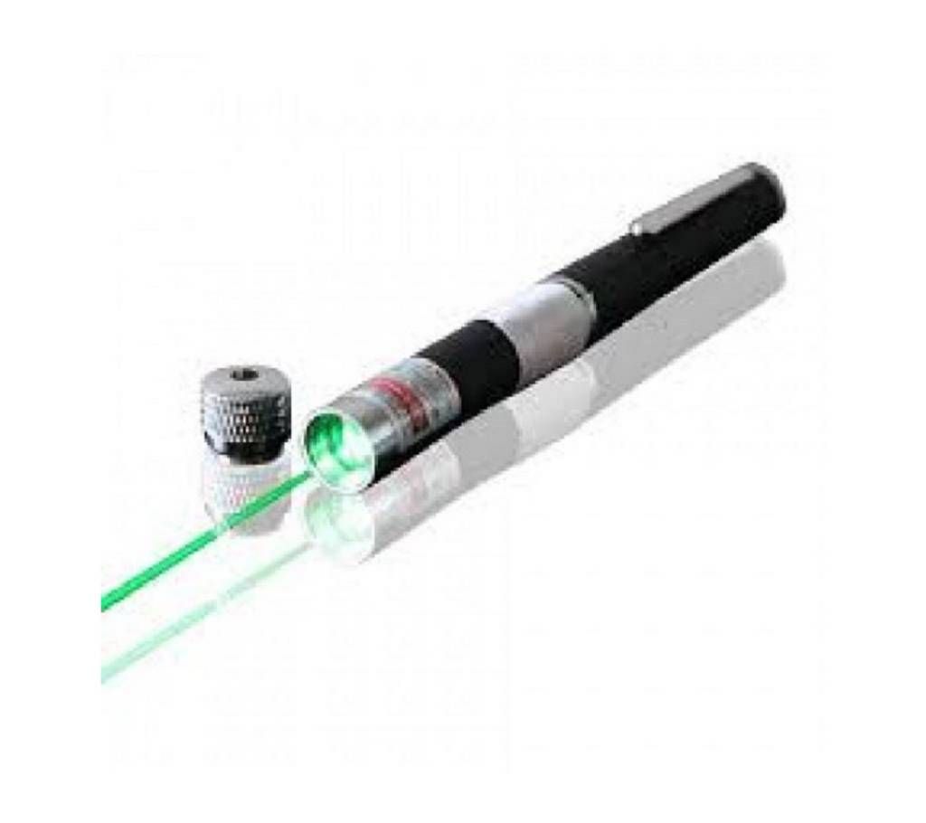 Green Long Range Laser Pointer - Black