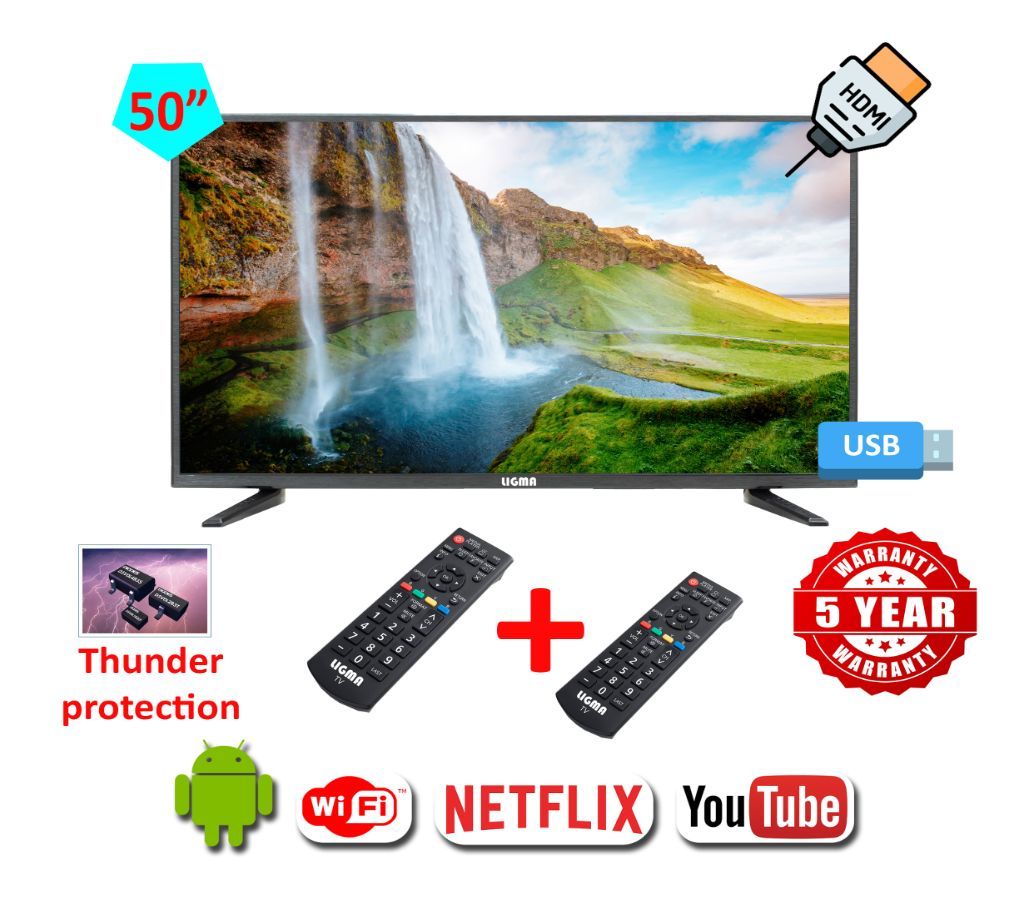 50" SMART LED TV 