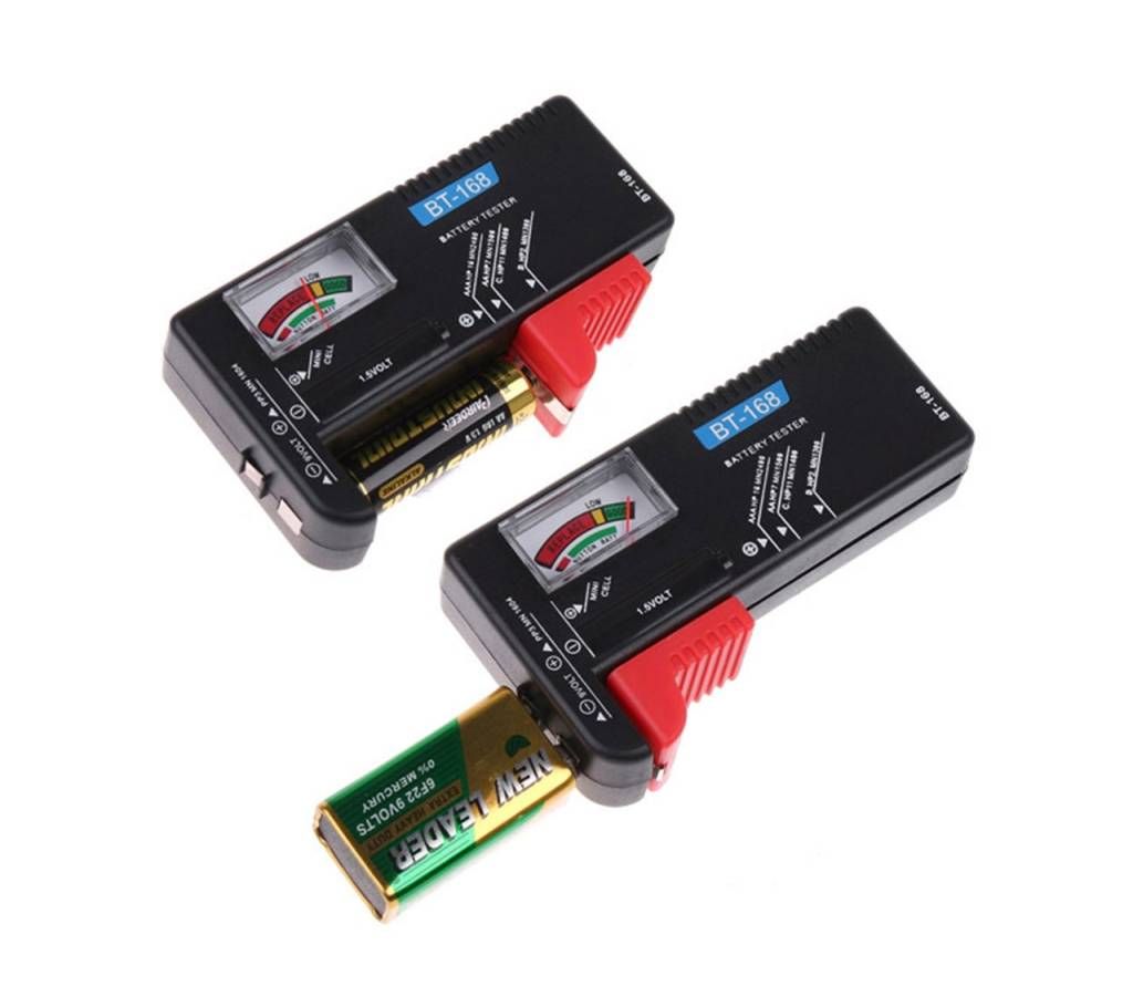 BT-168 Universal Battery Tester AA AAA C D 9V Button Checker